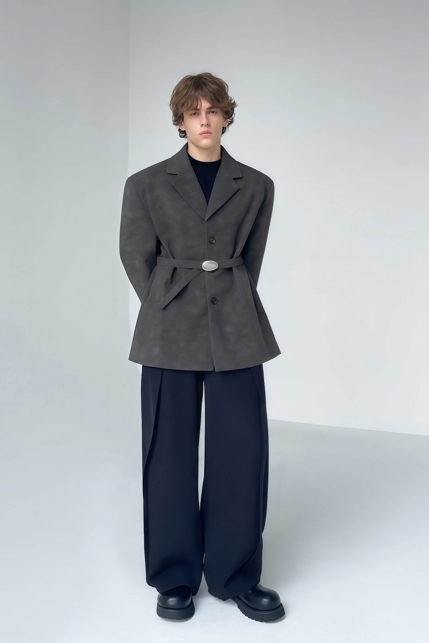 Mathis gray suit jacket