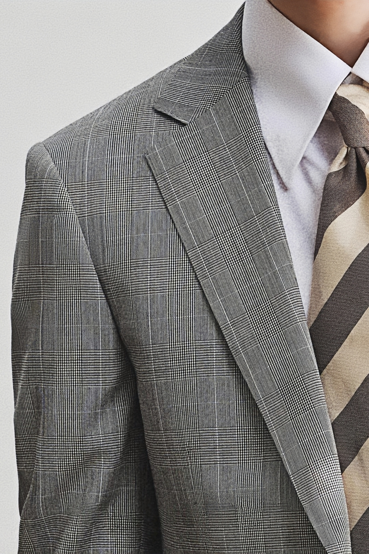 Barnaby gray glen-plaid suit