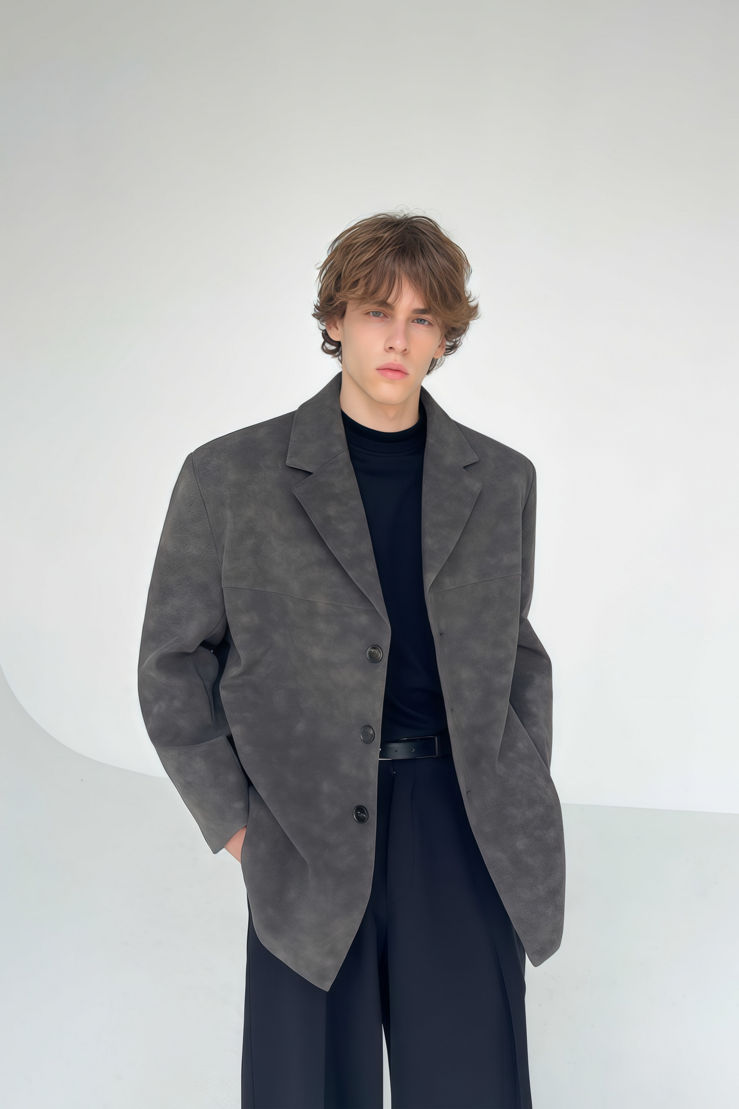 Mathis gray suit jacket