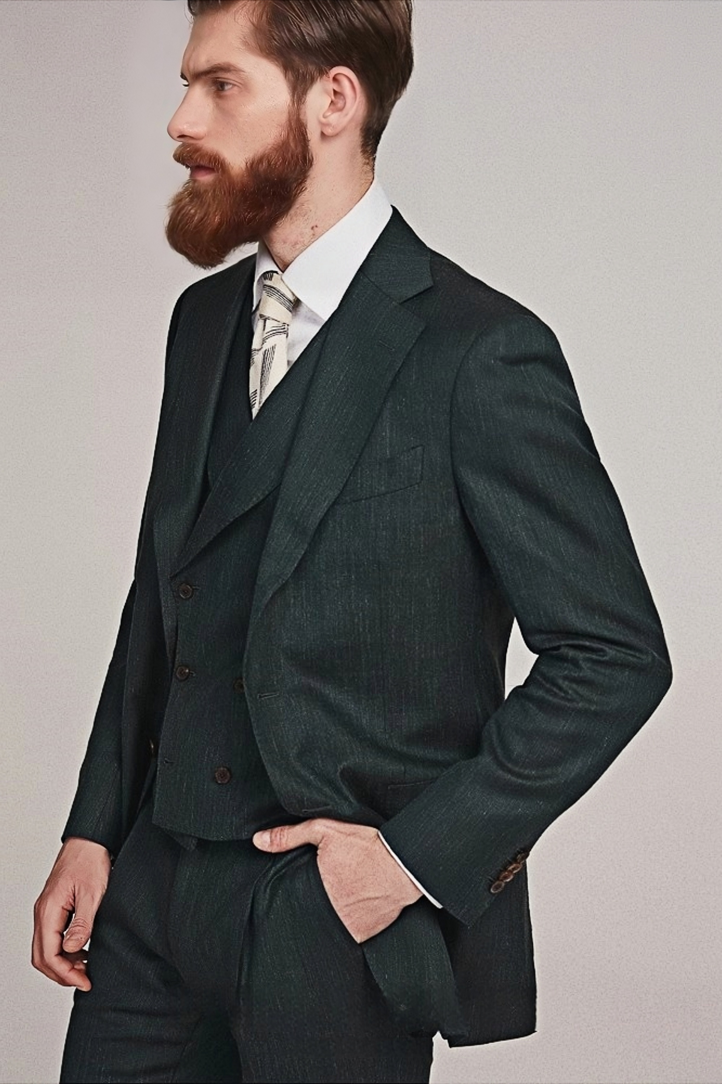Zane green suit
