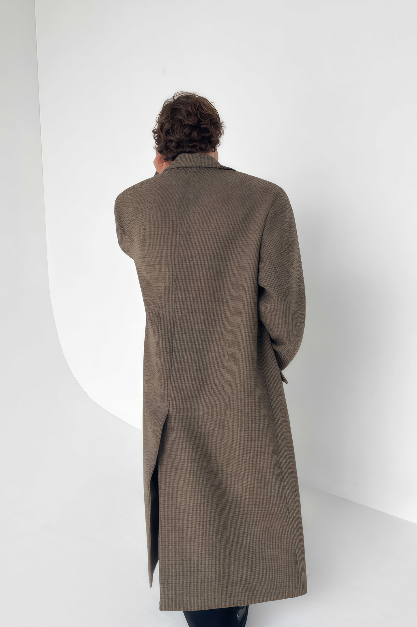 Alfred brown maxi coat