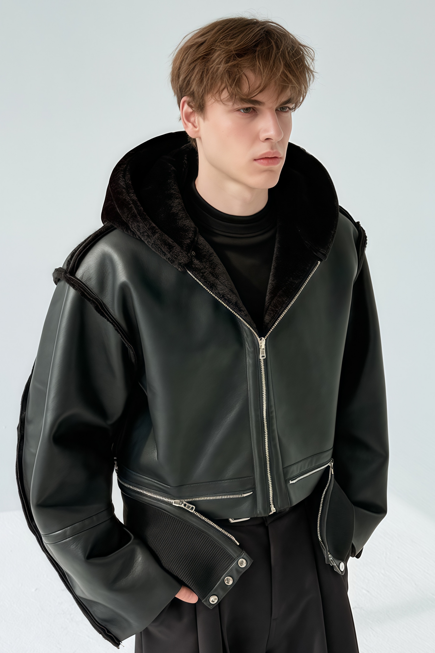 Armand black reversible jacket