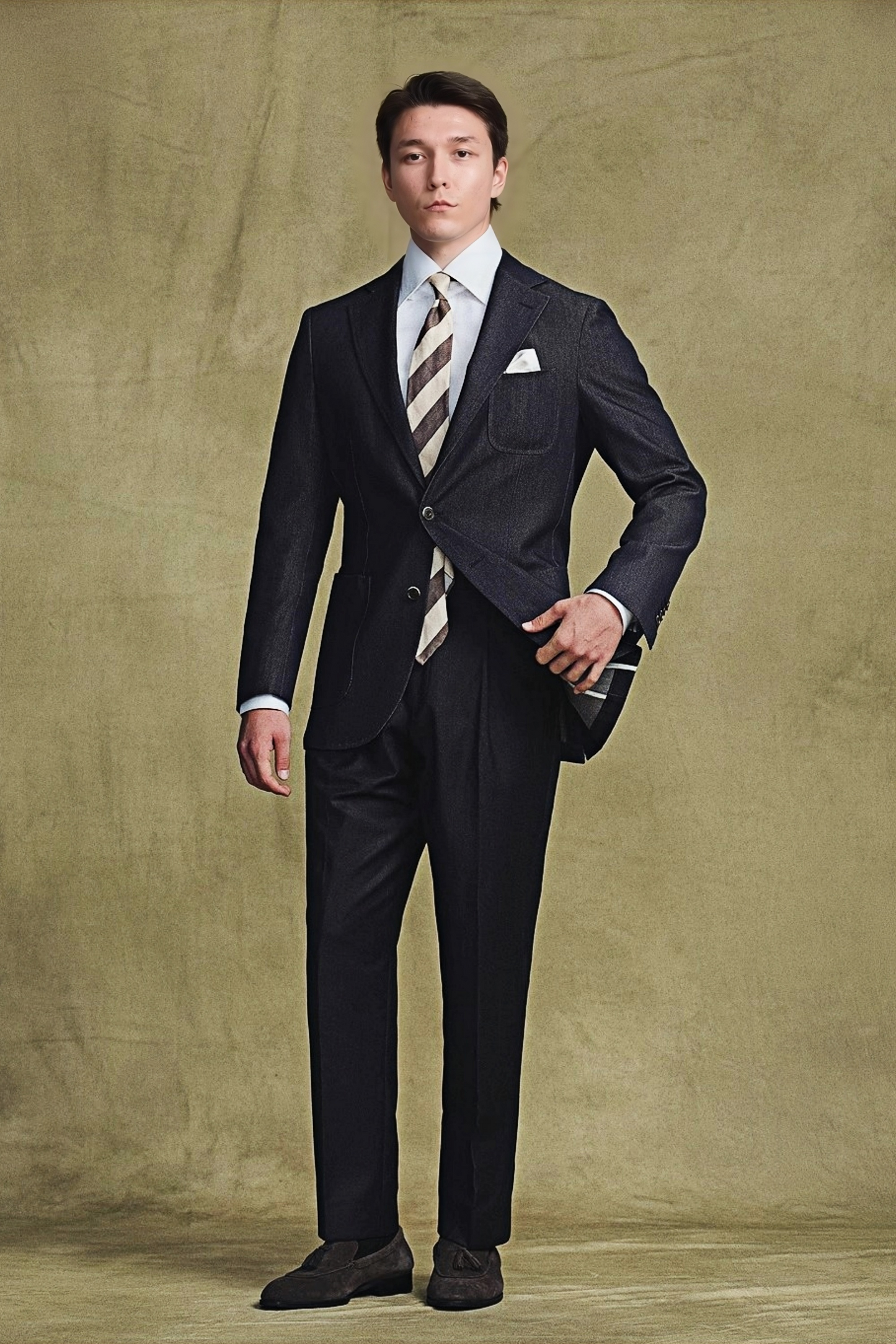 Alistair navy-blue blazer