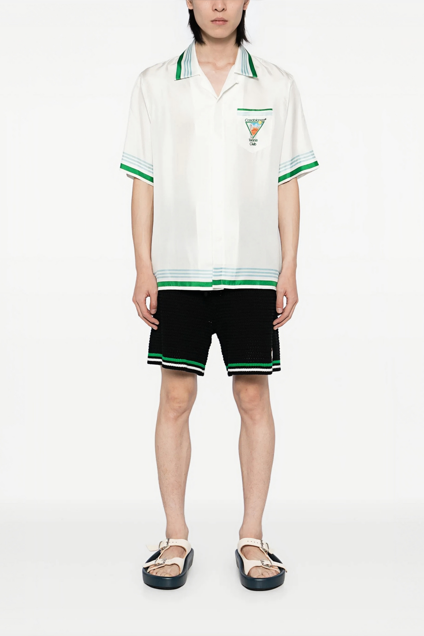 Henry white tennis club short-sleeve shirt