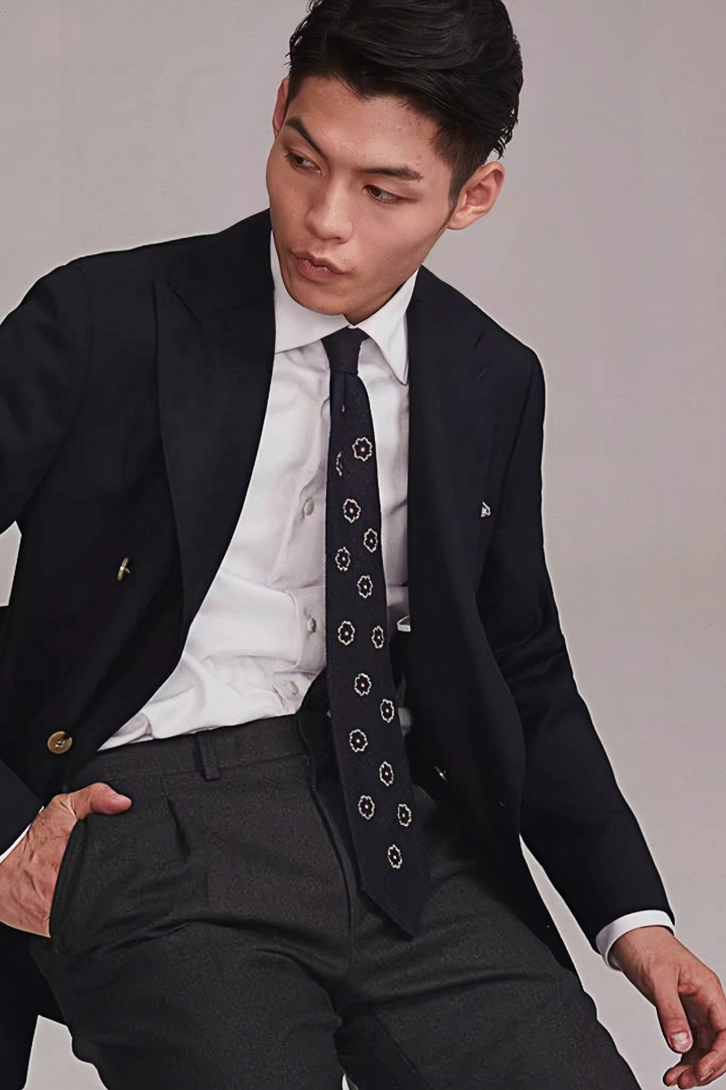 Sebastian navy blue blazer