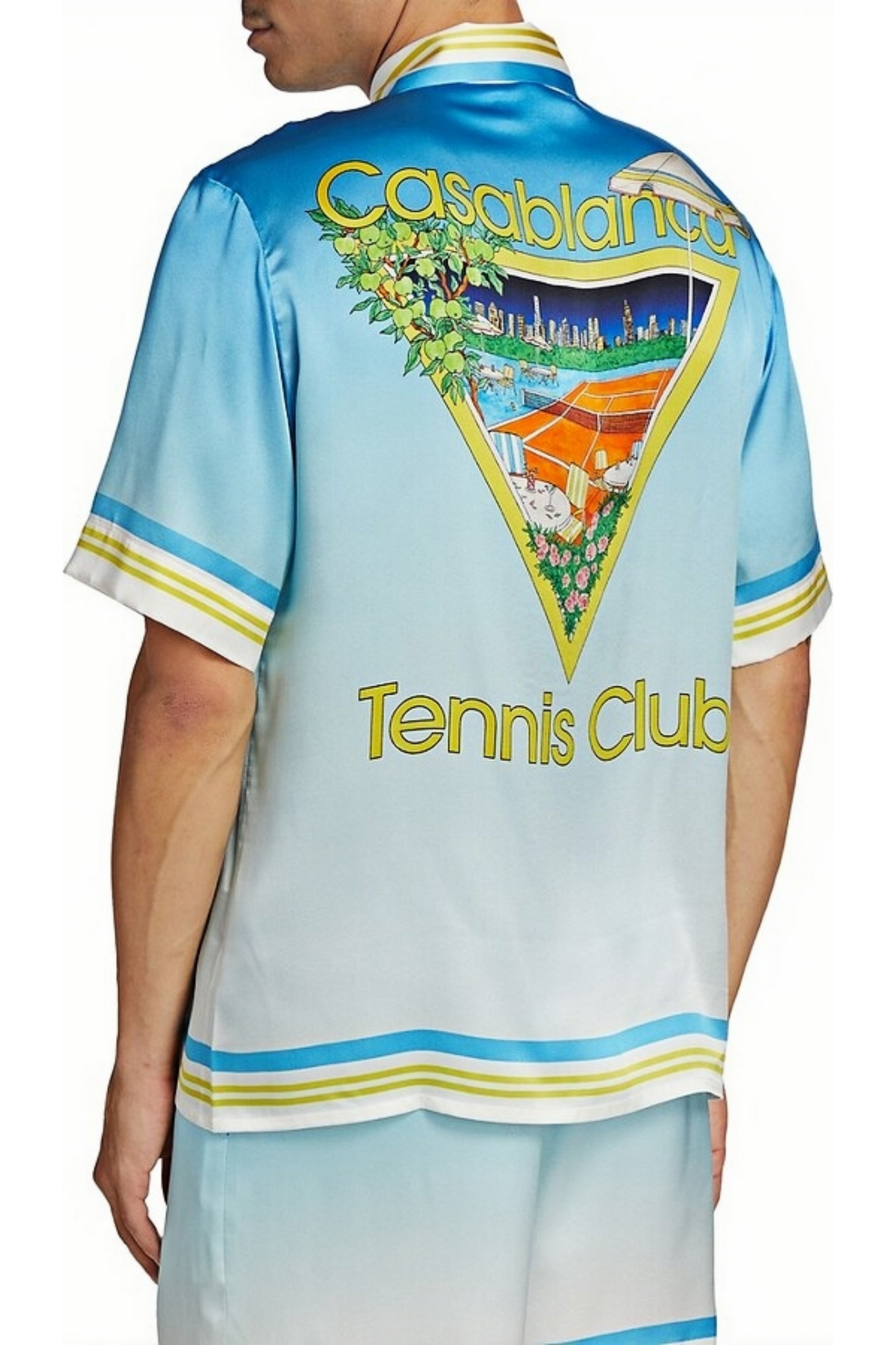 Mathias blue tennis club short-sleeve shirt