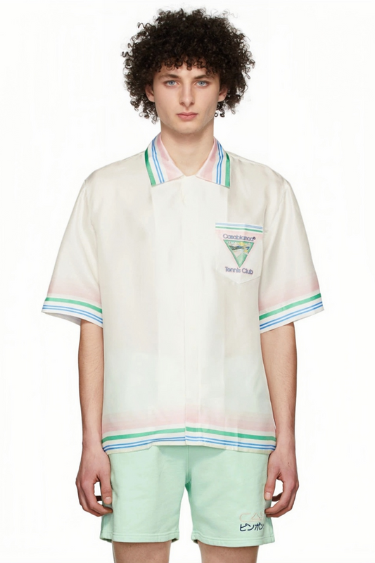 Victor white tennis club short-sleeve shirt