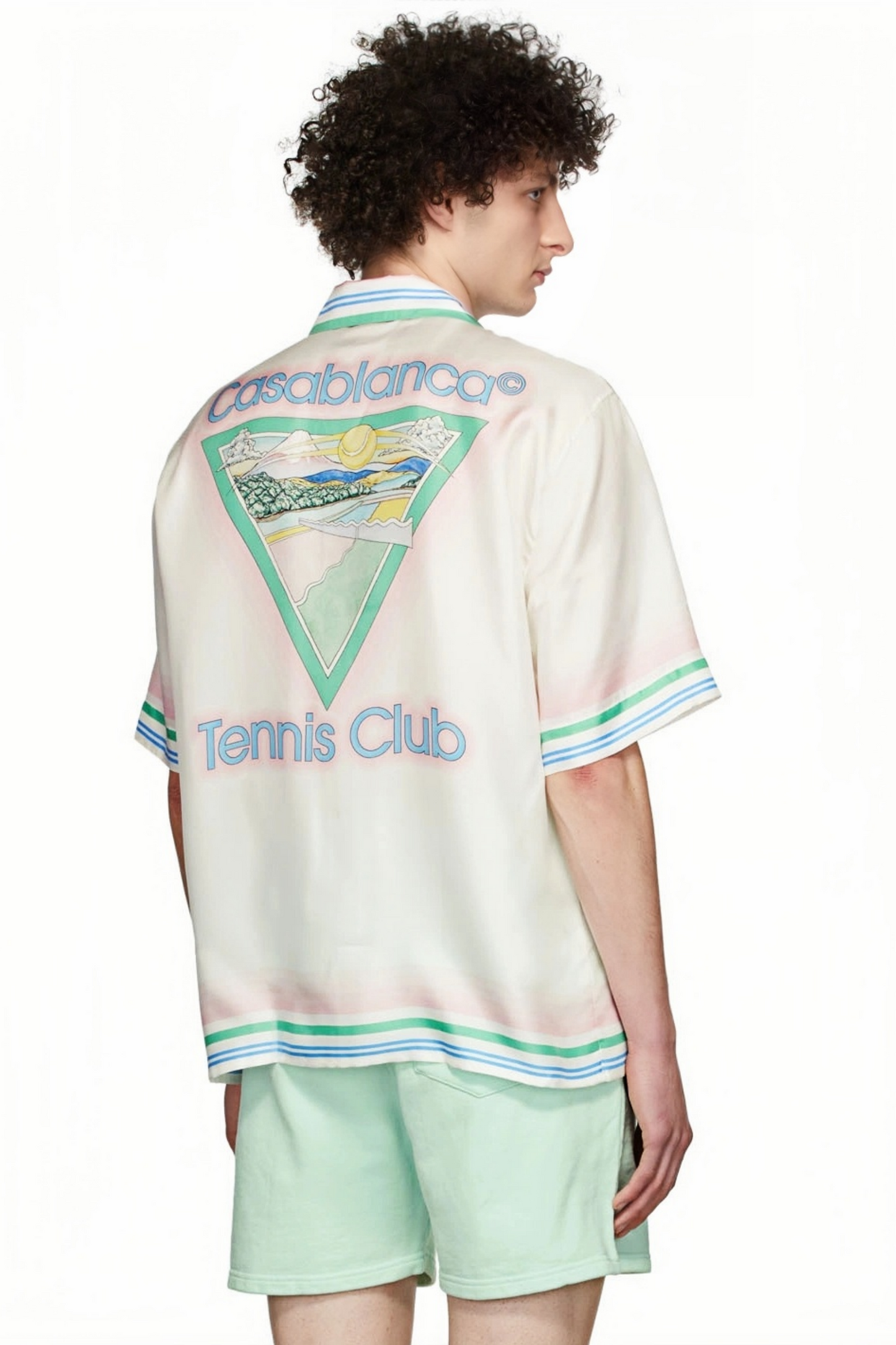Victor white tennis club short-sleeve shirt